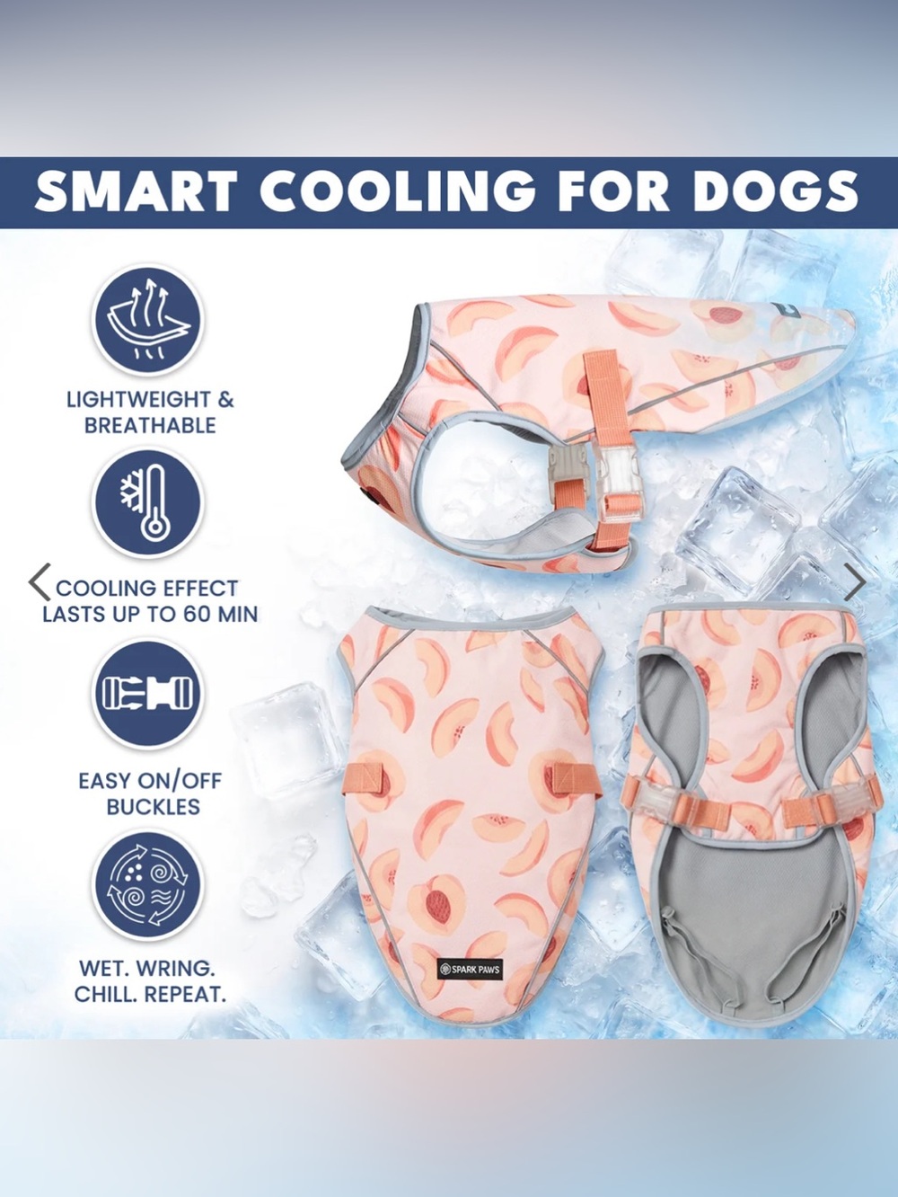 chaleco refrescante para perros
